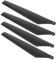 NUSITOU 4 Stück Fernbedienung Flugzeugblätter Propellerzubehör Mini Propeller Flugzeugteil Propeller Requisiten Flugzeugpropeller Flugzeugblätter Propeller Rc Flugzeugpropeller Kunststoff