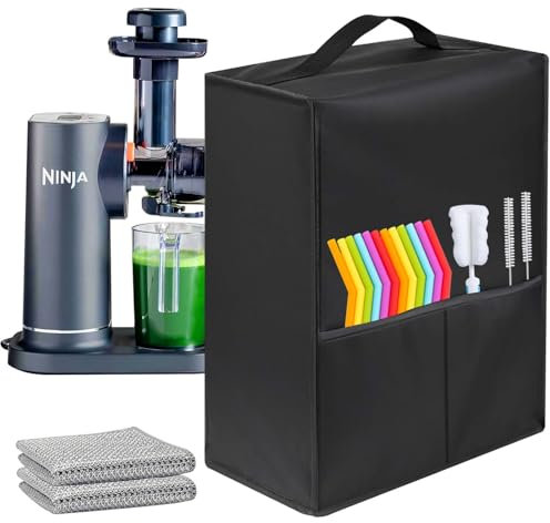 lasesasies - Juicer Cover, Waterproof and Dustproof, Compatible with Ninja JC151, Black, Nylon