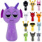 EUGRESS Sprunki Plush Flauschige Plüschtiere und Kissen, Weihnachts- und Geburtstagsgeschenke für Erwachsene und Kinder (Purple)