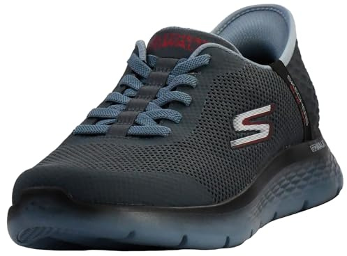 Skechers Herren Hands Free Slip-Ins Go Walk Flex - Hands Up, Schiefer, 9.5