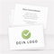Einladungskarten Manufaktur Hamburg 100 Visitenkarten personalisiert Beidseitig bedruckt mit Logo Text QR-Code Foto | Individuell gestalten drucken lassen Premium Blanko Weiss Adresse Firma