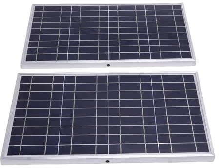 ERYUE Kit de Panneau Solaire Polyvalent 200 W, Cadre en Aluminium, Contrôleur de Chargeur Solaire pour Camping-Car Hors Réseau, Panneau étanche IP67 pour Véhicules électriques, Remorques