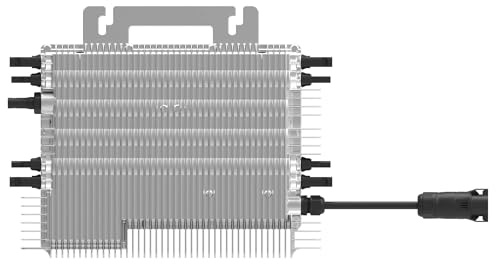 DEYE Mikro-Wechselrichter 1600 W SUN-M160G4-EU-Q0 inkl. 5m Anschlusskabel für Mini-PV Solaranlage Balkonkraftwerk, IP67 wetterfest, 4 MPPT, WiFi, Micro Inverter