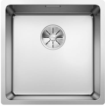 BLANCO ANDANO 400-U | Edelstahl Spüle | Einbauart: Unterbau | für 45 cm breite Unterschränke | Widerstandsfähig gegenüber Kratzern | Großes Beckenvolumen