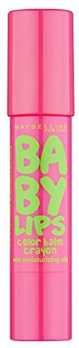 Maybelline New York Lippenpflege, Baby Lips, Balm Crayon, Strawberry Pop, 15, 1er Pack (1 x 3 ml)
