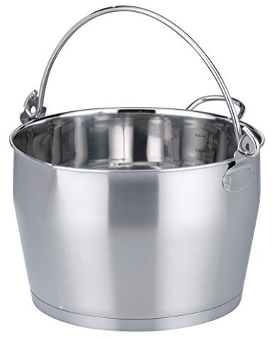 Baumalu 340679 Chaudron de Cuisson, Acier Inoxydable, INOX, 24 cm, 31 x 24 x 17 cm