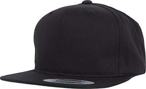 Flexfit Kinder Pro-style Twill Snapback Youth Cap Kape, Schwarz, 6-14 Jahre