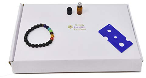 100pcs 2mL (5/8 dram) Amber Glass Stainless Steel Roller Bottle 2cc Amber Sample Vial Small Essential Oil Bottle Travel Must + one 7 Chakra Bracelet with Lava Beads for essential oil diffusing