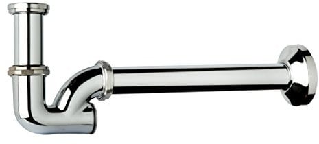 Waterful T3178839 Sifone a U 1 in Ottone Cromato, per Bagno
