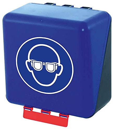 GEBRA Aufb.Box SECU Midi Standard f. Augenschutz blau