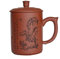 Liang baobao Teetasse mit chinesischer Zisha-Teetasse mit Griff, 500 ml, Violett (rot)