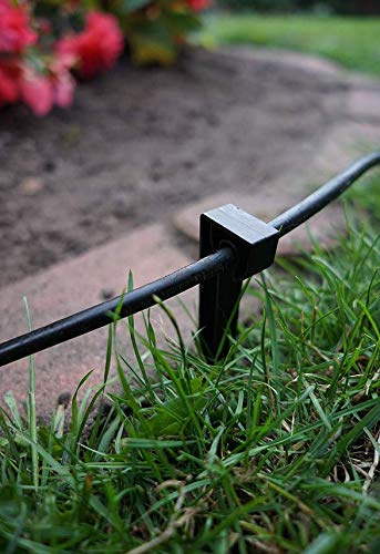 Schlauchanker für Schläuche bis 22mm und Micro Drip 1/2 sowie 3/16 Zoll | Bodenanker Schlauchhalter Rohrhalter Anker Tropfschlauch Perlschlauch Gartenschlauch Schlauch