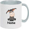 Shirtinstyle Kindertasse, Teetasse, Tasse, Esel mit Wunschnamen, Wunschtext, Spruch, Kinder, Tiere, Natur, Farbe grau