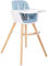 Woody 2-in-1 Holz Highchair Blue