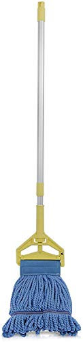 Simpli-Magic Commercial Grade Antimicrobial Microfiber Looped Mop with Extendable Pole, Aluminum