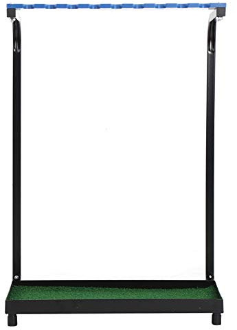 Dilwe Club Organizer, 9 Holes Club Steel Storage Rack Holder Putter Display Shelf Stand Tool Supplies