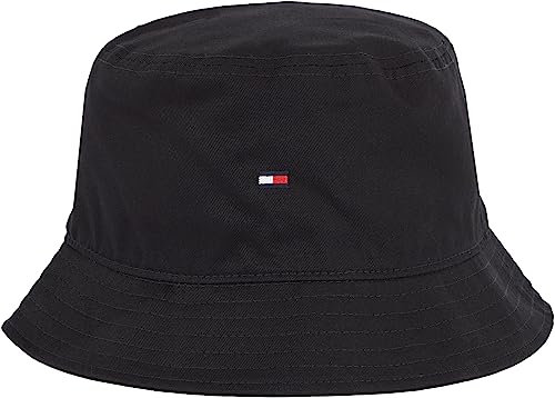 Tommy Hilfiger FLAG BUCKET HAT Hüte Herren, Schwarz (Black), OS