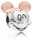 D 17 Charm Mickey Rosa, Plata de Ley 925, Compatible con Pulsera Pandora