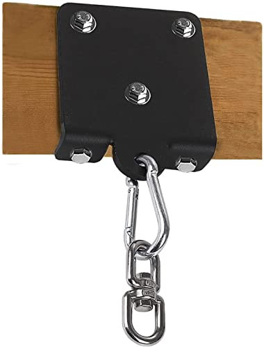 VANROUG Schwerer Boxsack-Aufhänger, robuste Taschen-Aufhänger, 360° drehbar, Wand-Deckenhalterung, Holzbalken-Haken für Boxen, Muay Thai-Training, Aerial Yoga, Schaukel und Hängematte (1)