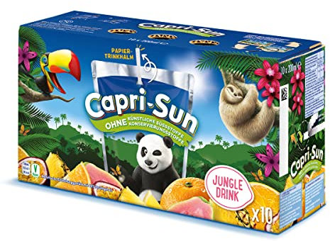 Capri Sun Jungle Drink 10x200ml Trinkpacks mit Mehrfruchtsaft 2000ml