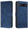 Trugox Handyhülle für Google Pixel 6a 5G Hülle Klappbar Klapphülle Totemblume mit Kartenfach Handytasche Handy Schutzhülle Tasche Leder Wallet Flip Case Book Cover - Blau