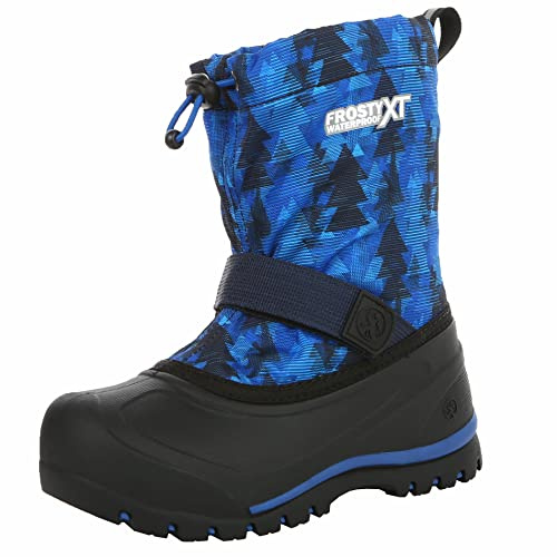 Northside Kids Frosty XT Snow Boot Waterproof Insulated - Seam Sealed Warm Liner Reflective Pull Traction Sole - Boys Toddlers Winter Footwear