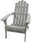 BELLAVISTA Gartensessel Ben lichtgrau - Gartensessel für den Außenbereich - Outdoor Gartensessel - klappbarer Gartenstuhl - Holzsessel - 73x 87x 91cm - 100% Tannenholz - klappbar - Wetterfest