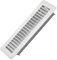 Howeall 2 x 10 Floor Register - Heavy Duty Steel Walkable Floor Vents - Easy Adjust Air Supply Lever - Vent Covers for Home (White), HWFR421