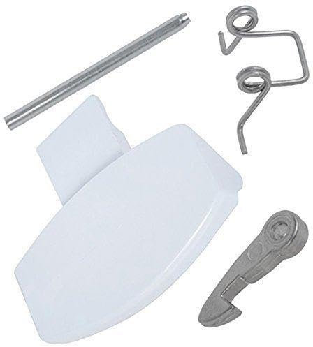 KGA SUPPLIES C00259035 Türgriff-Schnapp-Set für Hotpoint Indesit Waschtrockner und Waschmaschinen, Weiß