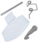 KGA SUPPLIES White Door Handle Catch Kit For Hotpoint Indesit Washer Dryers & Washing Machines -Equivalent - C00259035