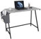 Vida Designs Brooklyn 112cm Small Computer Desk With Storage Home office Writing Table Modern Industrial Style Workstation (Grey)