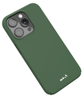 Mous for iPhone 15 Pro Case MagSafe Compatible - Super Thin Magnetic Phone Cover - Green