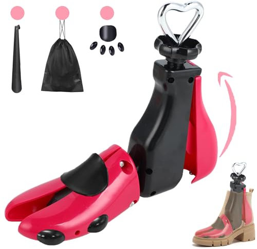 Satauko Tendiscarpe per Donna, Allargatore per Scarpe da Uomo per Piedi Larghi, Tendi Stivali Elasticizzato in Larghezza e Lunghezza, Allargatore con Calzascarpe per Stivali in Pelle.(1 Pezzo, 37-43)