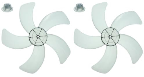 Cabilock Ersatzblätter Für Ventilatorflügel Aus Kunststoff: 2Er-Set Ersatzflügel Für Deckenventilatoren Zum Austausch Defekter Flügel Für Den Sommer Im Innen- Und Außenbereich (14 Zoll)