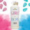 MoCho® Gender Reveal Spray Rauch Feuerlöscher XXL 1,2kg Girl or Boy Babyparty Geschlechtsenthüllung Pulverspray Party Pulver Junge (Blau)