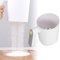 Nikou Tamiz de Harina Eléctrico de Mano, Tamiz de Polvo Blanco con Forma de Taza Eléctrica Portátil, 2 Modos de Uso, para Hornear En Casa, Harina, Azúcar Glaseado