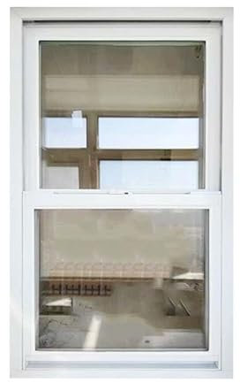 Fenêtre d'abri de jardin insonorisée, porte d'entrée en verre de rechange pour volets roulants verticaux coulissants pour porte extérieure à monter soi-même (80 x 60 cm)