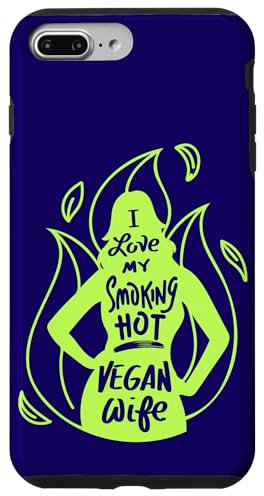 Vegans Veganismus Lustiges Zitat I Love My Smoking Hot Vegan Wife Hülle für iPhone 7 Plus/8 Plus