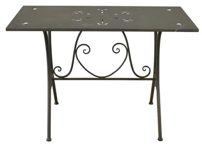 HTI living Gartentisch 120 Lily Metalltisch Terrassentisch