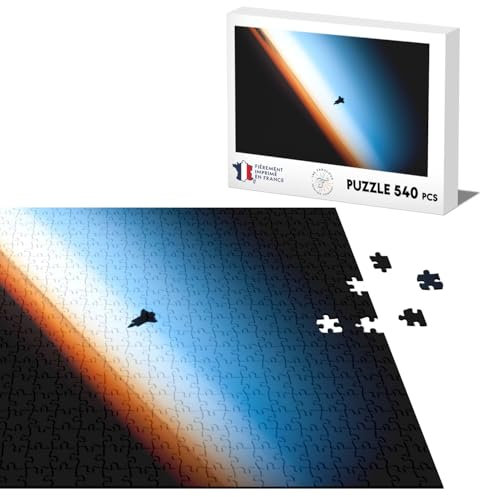 Klassisches Puzzle 540 Teile Space Shuttle Weltraum Astronauten Raumschiff ISS Planete