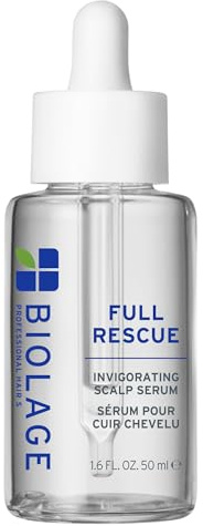Biolage Full Rescue Invigorating Serum - for Stronger Hair, Longer Lengths in 4 weeks*, Balances Scalp & Fortifies Strands at the Root, Rosemary Oil & Niacinamide, Vegan & Paraben-Free, 1.6 Fl Oz