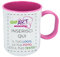 GIFART Tazza per Bambini in Plastica Infrangibile Personalizzata con foto, grafica, cartone animato (Rosa)