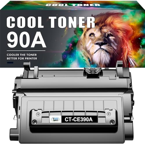 90A CE390A Schwarz Toner Kompatibel als Ersatz für HP 90A CE390A Laserjet Enterprise 600 M601n M603n M603dn M602n M602x M602dn M601dn M4555 MFP M4555f M4555fskm M4555h (1er-Pack)