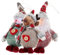 Cabilock 3 Stück Christbaumschmuck Weihnachtsbaum deko Weihnachtsdekorationen Weihnachtsanhänger Partydekorationen weihnachtsschmuck zum aufhängen Festivaldekoration Anhänger hängende Stoff