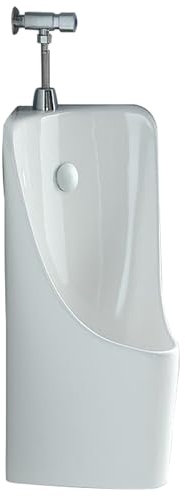 QiaoRong Urinale, Eckurinale für Männer, Auslaufsicher, Urinal für Badezimmer, Geeignet für Toiletten in Wohnungen, Einkaufszentren und Bürogebäuden(White)