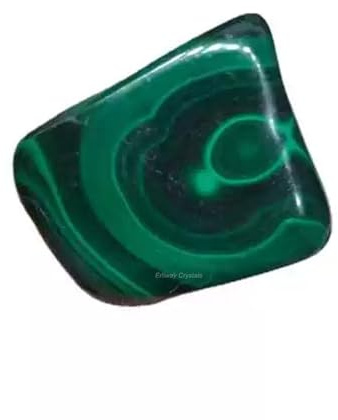 Erliway Malachit-Trommelsteine, 1,25-2,0 Zoll | Natürliche polierte Kristall Edelstein Reiki Chakra Banlancing Stein für Energie Hexerei Meditation Sammlung Handwerk