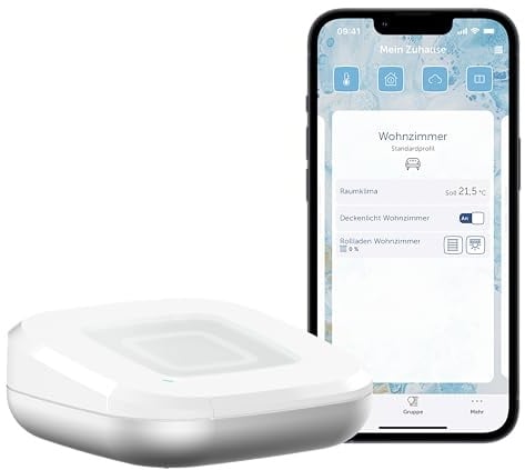 Homematic IP Access Point 2, Smart Home Gateway mit kostenloser App und Sprachsteuerung über Amazon Alexa, 161314A0