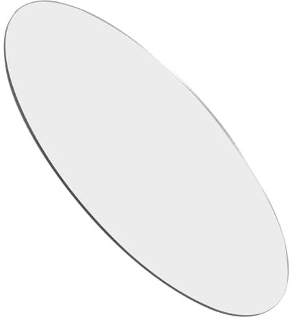 CVUTOVO Acryl Spiegelplatten Zufällige Farbe Runde Praktische Doppelseitige Acrylglasplatte als Foto Requisiten für Tischdeko für Professionelle und Amateur Fotostudios