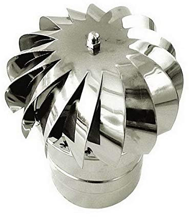 Terminale cappello eolico canna fumaria DN 80