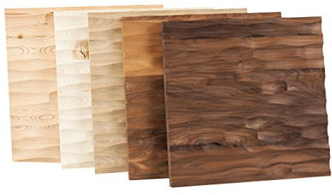 4betterdays.com NATURlich leben! Edles Wandpaneel Fichte - 33 x 33 cm - Schallregulierung - Holz Duft - Wanddeko Holz - Wandpaneel Holz - Wandpaneel Holzoptik - inkl. Dübel und Schrauben